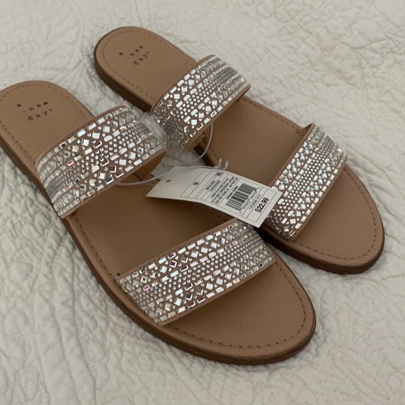 a new day Shoes - NEW Rhinestone Sandals Size 9.5